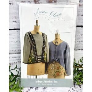 NEW VNT 90’s Anna Claire Original Indygo Junction Restyled Sweatshirt Pattern